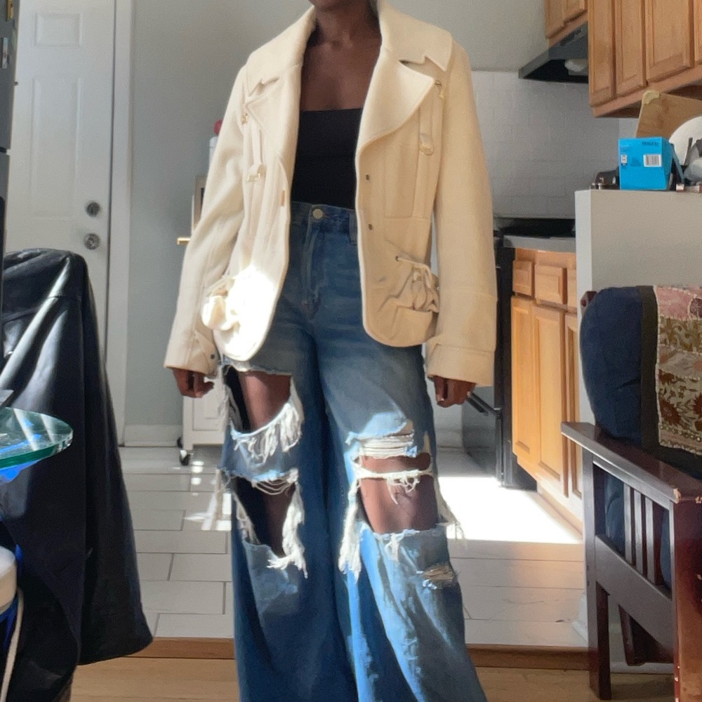 Baby Phat Cream Teddy Jacket